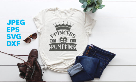 Halloween Pumpkin T-shirt Design Craft