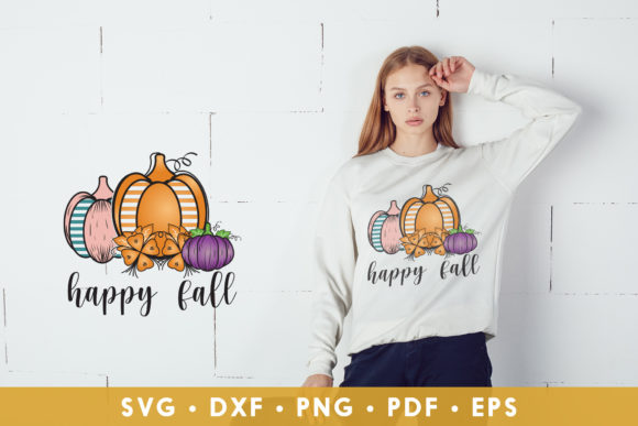 Happy Fall, Sublimation Design PNG