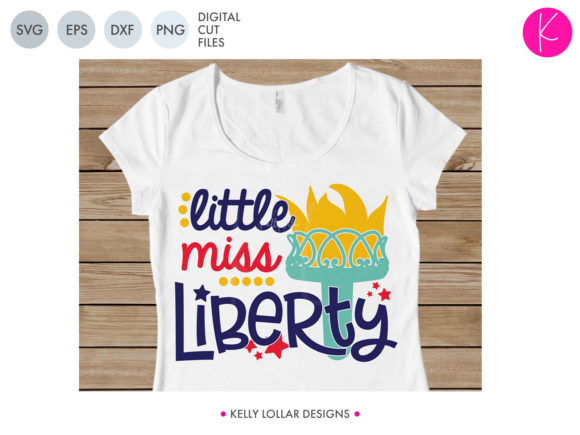 Little Miss Liberty Graphics for Crafts