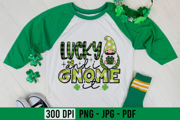 Lucky and I Gnome It PNG, JPG, PDF