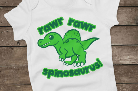 Rawr Rawr Spinosaurus: Graphics for Crafts & Local Business