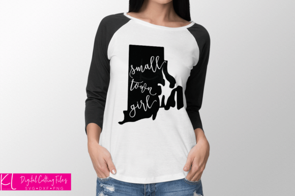 Rhode Island Small Town Girl Graphics and Crafts